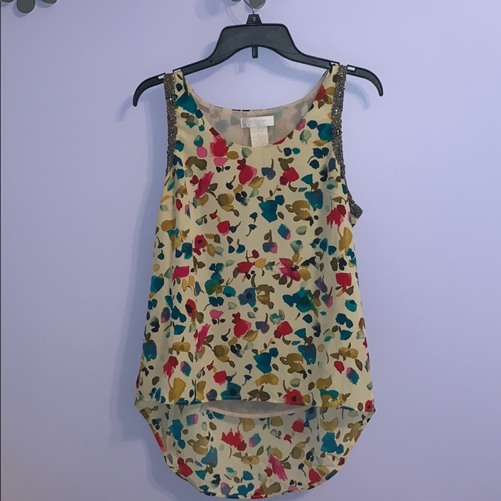Multicolor Sleeveless Shirt